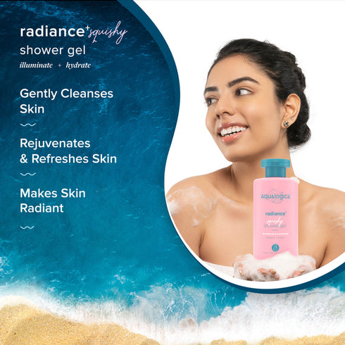 Aqualogica Radiance+ Squishy Shower Gel